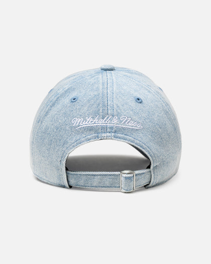 Mitchell & Ness Chicago Bulls 'Washed Denim' Dad Fit Strapback Denim