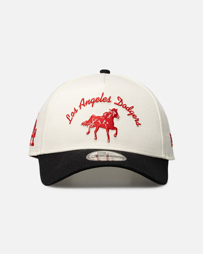 New Era Los Angeles Dodgers 'Galloping Horse' 9FORTY A-Frame Snapback White/Black