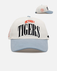Pro Standard Detroit Tigers 'Stamped' Pro Pinch Strapback Eggshell