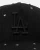New Era Los Angeles Dodgers 'All Black Embellishment' 9FORTY A-Frame Snapback Black/Black