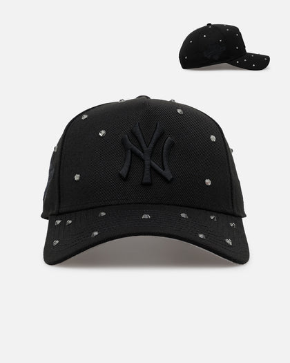 New Era New York Yankees 'All Black Embellishment' 9FORTY A-Frame Snapback Black/Black