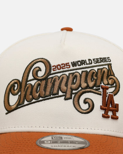 New Era Los Angeles Dodgers 'World Series Champs 2026' 9FIFTY Snapback Brown