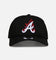 New Era Atlanta Braves 'Flame Logo' 9FORTY A-Frame Snapback Black