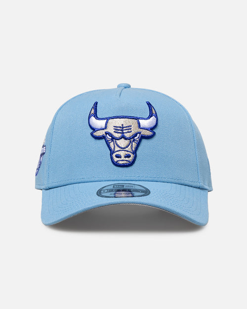 New Era Chicago Bulls 'Black Sky Blue' 9FORTY A-Frame Snapback Sky Blue