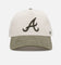 47 Brand Atlanta Braves 'Bottle Green 2.0' 47 Offside Snapback Natural