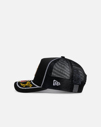 New Era New York Yankees 'Rose Visor' 9FORTY A-Frame Trucker Snapback Black/Rose