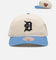 Mitchell & Ness Detroit Tigers 'Washed Cotton' Deadstock Snapback Off White