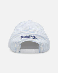 Mitchell & Ness New York Knicks 'Seersucker' Pro Pinch Snapback Blue/White