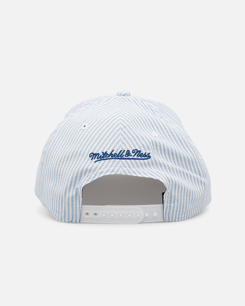 Mitchell & Ness New York Yankees 'Seersucker' Pro Pinch Snapback Blue/White