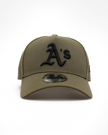 New Era Oakland Athletics 'Easy Olive' 9FORTY A-Frame Snapback Olive