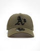 New Era Oakland Athletics 'Easy Olive' 9FORTY A-Frame Snapback Olive