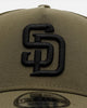 New Era San Diego Padres 'Easy Olive' 9FORTY A-Frame Snapback Olive