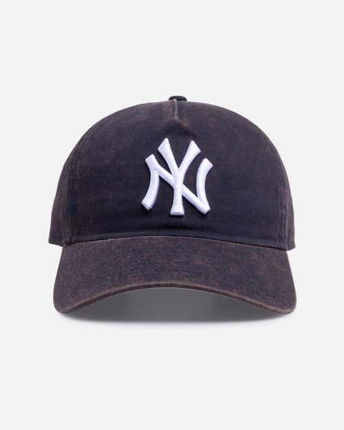 New Era New York Yankees 'Washed' 9FORTY A-Frame Snapback Dark Blue