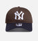 New Era New York Yankees 'Walnut Navy' 9FORTY A-Frame Snapback Brown/Blue