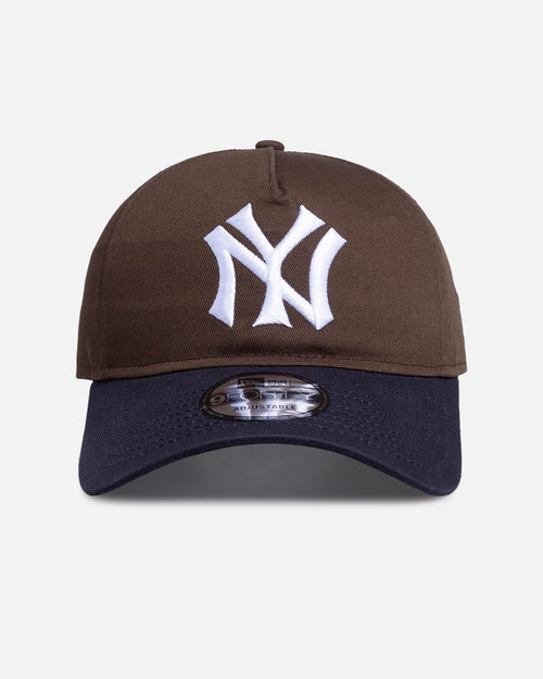 New Era New York Yankees 'Walnut Navy' 9FORTY A-Frame Snapback Brown/Blue