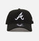 New Era Atlanta Braves 'Black' 9FORTY A-Frame Snapback Black/White