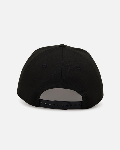 New Era Atlanta Braves 'Black' 9FORTY A-Frame Snapback Black/White