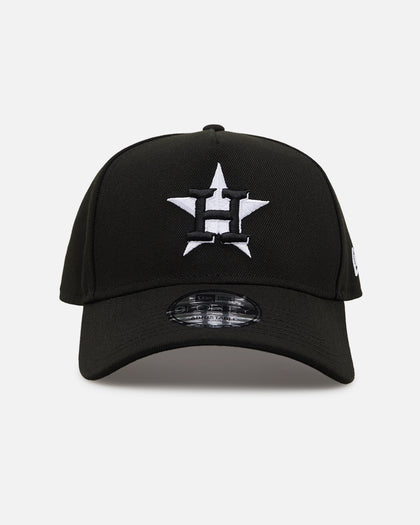 New Era Houston Astros 'Black' 9FORTY A-Frame Snapback Black/White