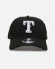 New Era Texas Rangers 'Black' 9FORTY A-Frame Snapback Black/White