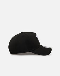 New Era Texas Rangers 'Black' 9FORTY A-Frame Snapback Black/White