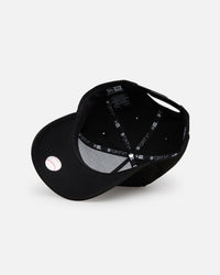 New Era Texas Rangers 'Black' 9FORTY A-Frame Snapback Black/White