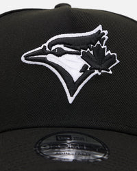 New Era Toronto Blue Jays 'Black' 9FORTY A-Frame Snapback Black/White