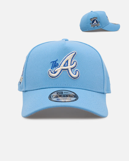 New Era Atlanta Braves 'Black Sky Blue' 9FORTY A-Frame Snapback Sky Blue