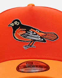 New Era Baltimore Orioles 'Original Team Colours Two Toned' 9FORTY A-Frame Snapback Original Team Colours