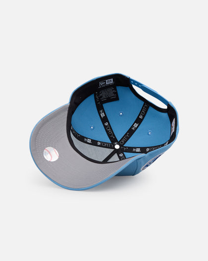 New Era Chicago Cubs 'Black Sky Blue' 9FORTY A-Frame Snapback Sky Blue