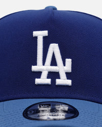 New Era Los Angeles Dodgers 'Original Team Colours Two Toned' 9FORTY A-Frame Snapback Original Team Colours