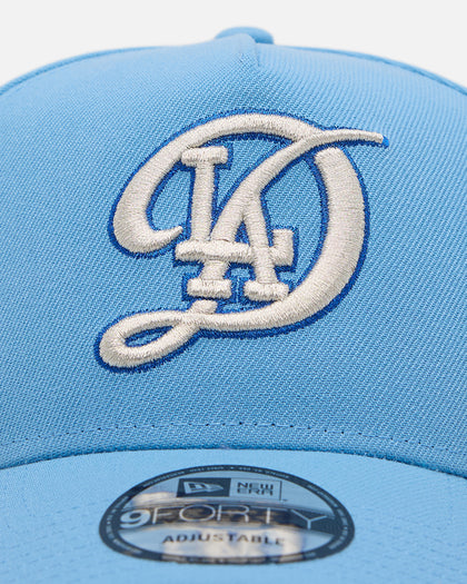 New Era Los Angeles Dodgers 'Black Sky Blue' 9FORTY A-Frame Snapback Sky Blue