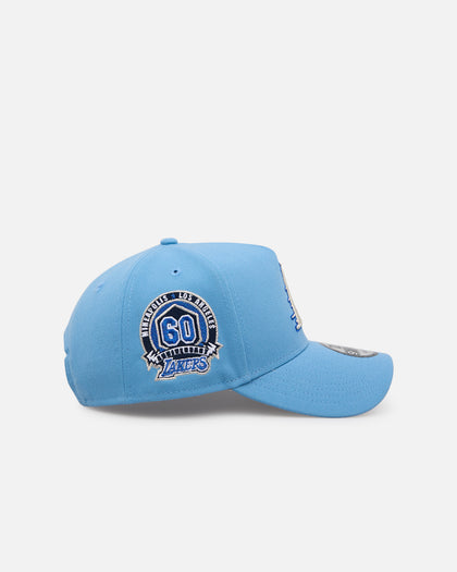 New Era Los Angeles Lakers 'Black Sky Blue' 9FORTY A-Frame Snapback Sky Blue