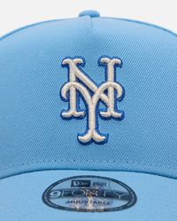 New Era New York Mets 'Black Sky Blue' 9FORTY A-Frame Snapback Sky Blue