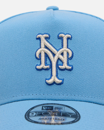 New Era New York Mets 'Black Sky Blue' 9FORTY A-Frame Snapback Sky Blue