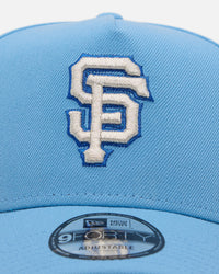 New Era San Francisco Giants 'Black Sky Blue' 9FORTY A-Frame Snapback Sky Blue