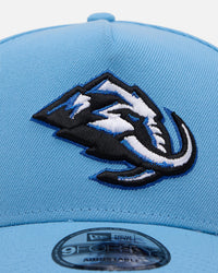 New Era Utah Mammoth 'Black Sky Blue' 9FORTY A-Frame Snapback Sky Blue