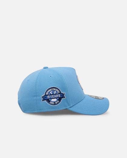 New Era Washington Nationals 'Black Sky Blue' 9FORTY A-Frame Snapback Sky Blue