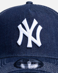 New Era New York Yankees 'Navy Denim' 9FORTY A-Frame Snapback Denim
