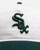 New Era Chicago White Sox 'Dark Green Chrome' 9FORTY A-Frame Snapback White/Green