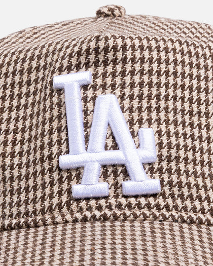 New Era Los Angeles Dodgers 'Houndstooth' 9FORTY A-Frame Strapback Brown