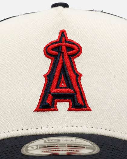 New Era Los Angeles Angels 'Forth Of July' 9FORTY A-Frame Snapback Chrome/Navy