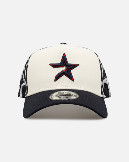New Era Houston Astros 'Forth Of July' 9FORTY A-Frame Snapback Chrome/Navy