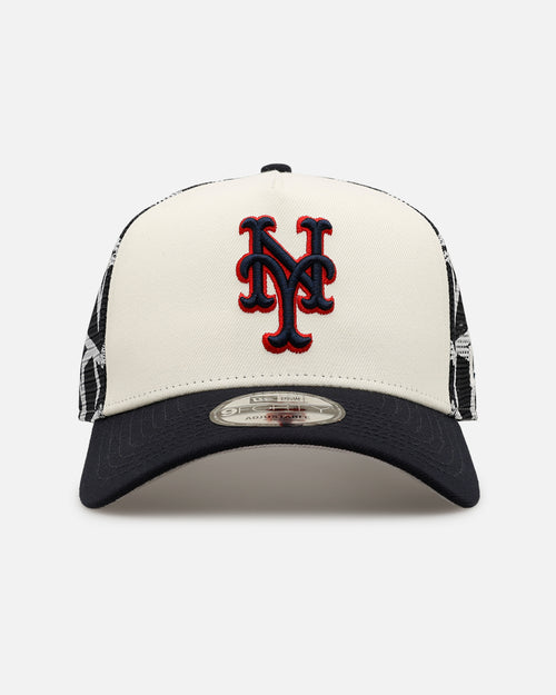 New Era New York Mets 'Forth Of July' 9FORTY A-Frame Snapback Chrome/Navy
