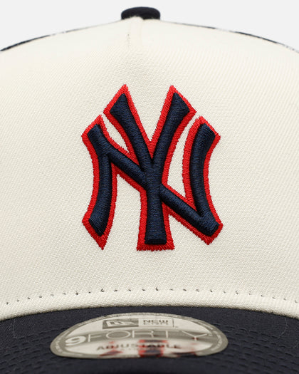 New Era New York Yankees 'Forth Of July' 9FORTY A-Frame Snapback Chrome/Navy
