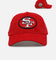 New Era San Francisco 49ers 'NFL Kickoff Cord' 9FORTY A-Frame Snapback Official Team Color