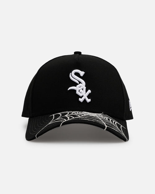 New Era Chicago White Sox 'Spider Web Visor' 9FORTY A-Frame Snapback Black