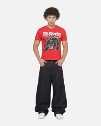 Ed Hardy After Hours Wide Leg Jeans Raw