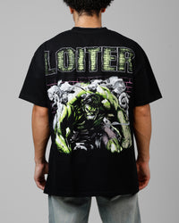 Loiter Marvel Hulk Heavyweight T-Shirt Black