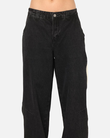 Saint Morta Amplus Sidewinder Jeans Black/Off White
