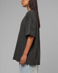 Loiter Afterimage T-Shirt Black Wash